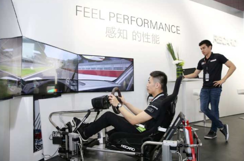 RECARO Gaming Booth (image courtesy of RECARO Automotive)